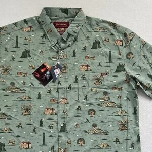 NWT Rsvlts x Lord Of The Rings Frodo’s Journey Kunuflex Short Sleeve Shirt 2XL